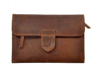 Vintage Handmade Unisex Purse Leather Genuine Crazy Horse Leather Credit Card/Id Passport Holder Money Wallets